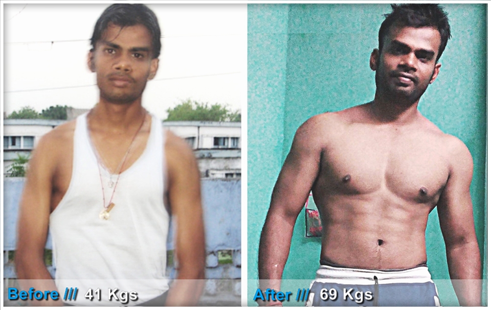 Dilip Transformation, How I gained muscle