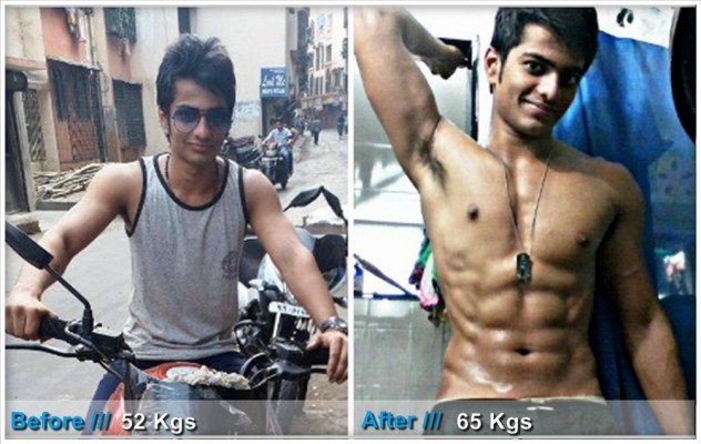 Indian Transformation Story  How I gained muscle & weight - Vishal Gupta